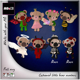 MOoH! Costumed bear skeleton RARE V2