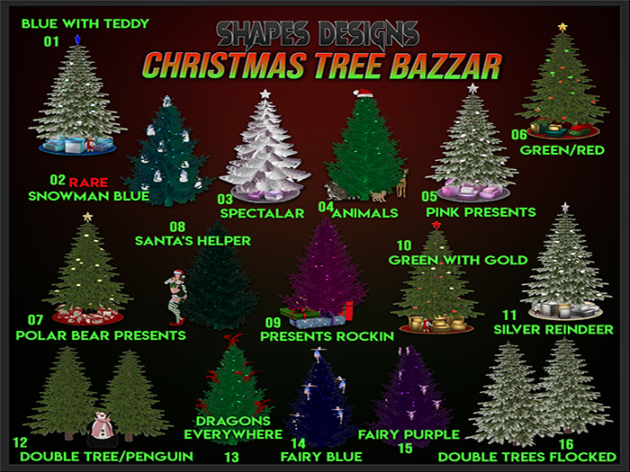 CHRISTMAS TREE BAZARR BOXED TRANSFER