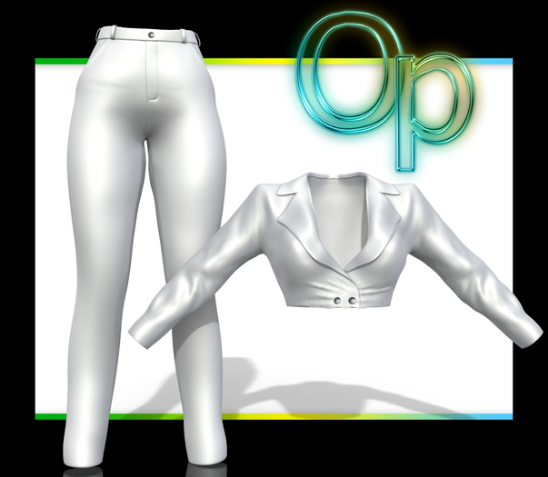 White Jacket Pants Suit Outfit
