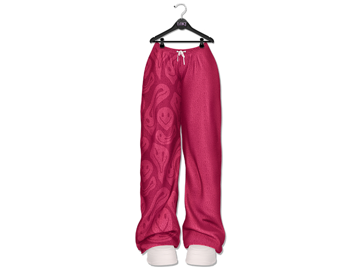 Loki - Riley Fluffy Sweatpants - Wine
