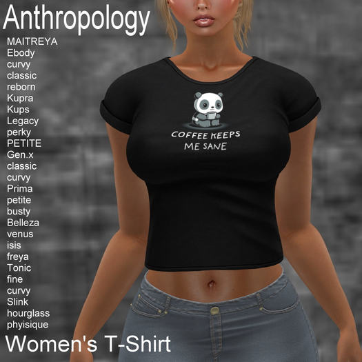 Coffee keeps me sane Women's T-Shirt (WTTA)