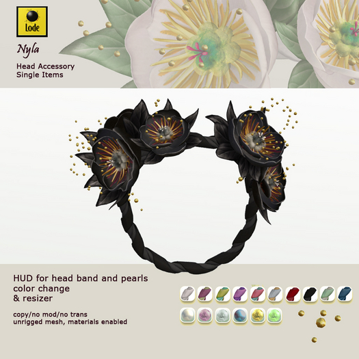 *LODE* Head Accessory - Nyla [black]
