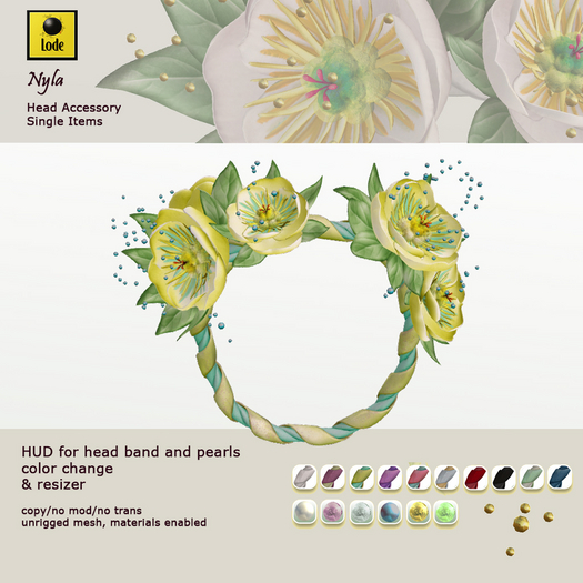 *LODE* Head Accessory - Nyla [yellow]