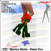 *FD* Merrye Boots [Boxed] Xmas Eve