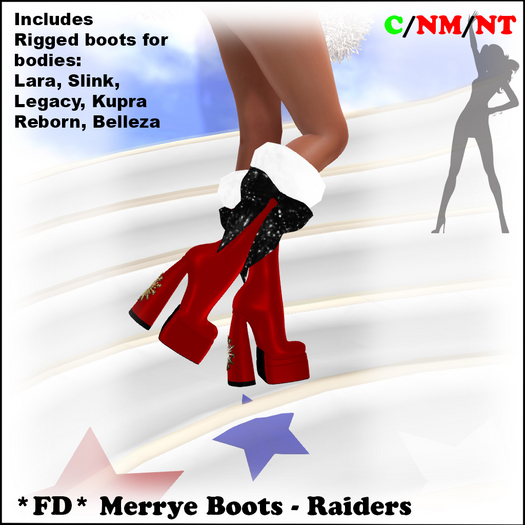 *FD* Merrye Boots [Boxed] Raiders