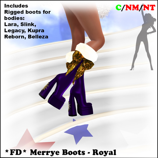 *FD* Merrye Boots [Boxed] Royal