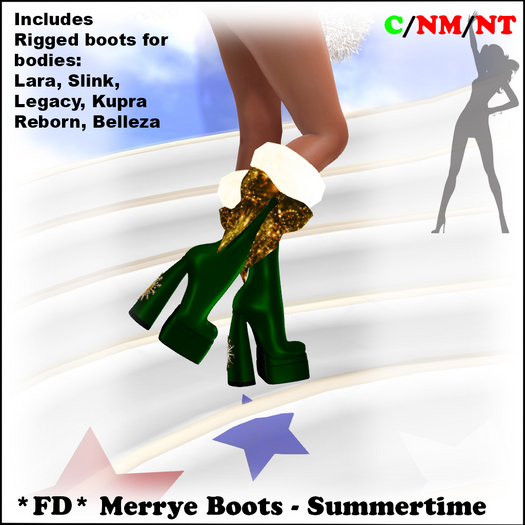 *FD* Merrye Boots [Boxed] Summertime