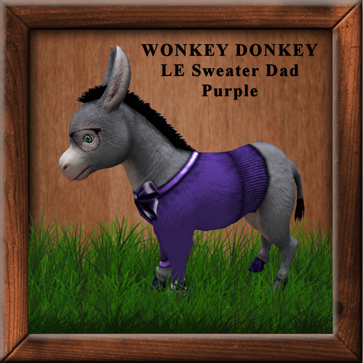MK LE Sweater Dad Purple Texture
