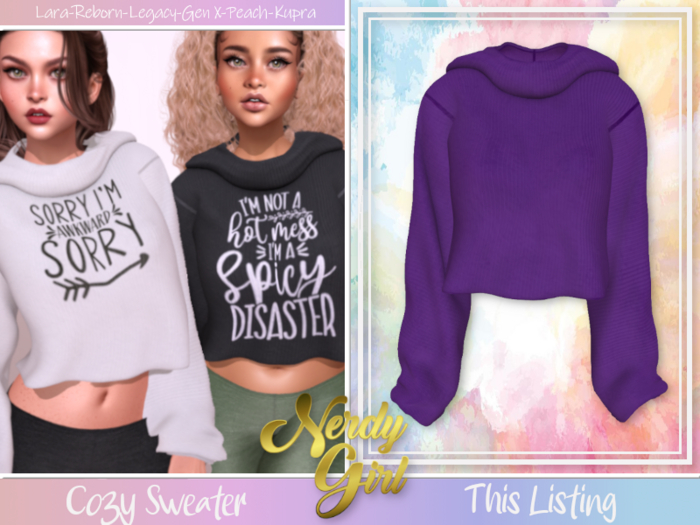 NG - Cozy Sweater Blue (wear to unpack)