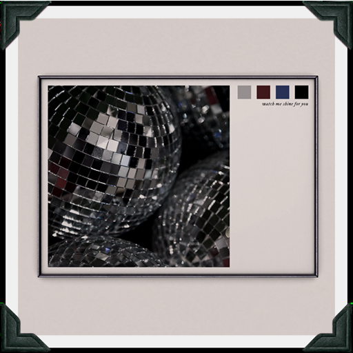 floorplan. color study print / mirrorball [box]