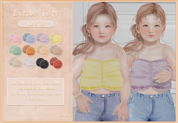 {Little Tots} Luara Top - Red