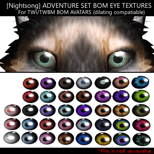 [NS] TWI/TWBM BOM EYES: [ADVENTURE] SET