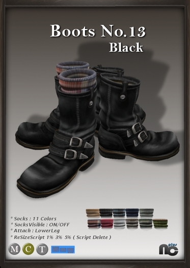 [NC]-Boots013-Black
