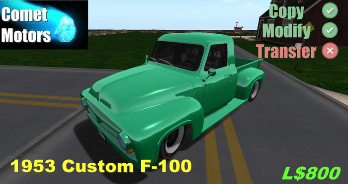 1953 F-100 Custom tribute