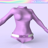 Lilac Belt Body Suit