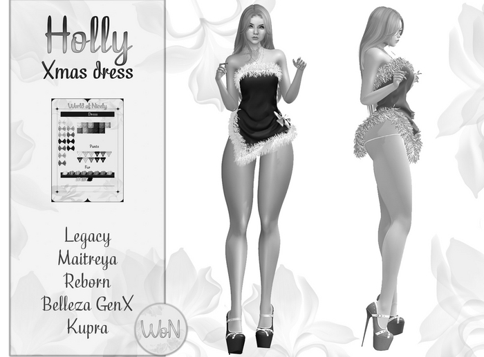 .:[WoN]:.Holly XMas Dress DEMO