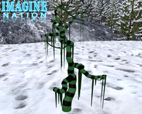 Imagine Nightmare Striped Tree green black