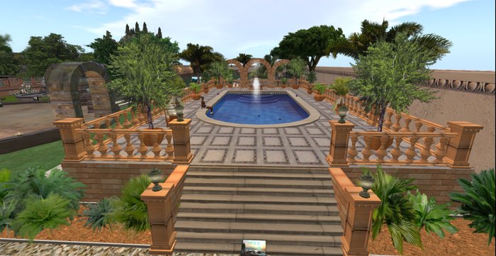 Natural Landscapes Mediterranean Swimming  Pool Complete