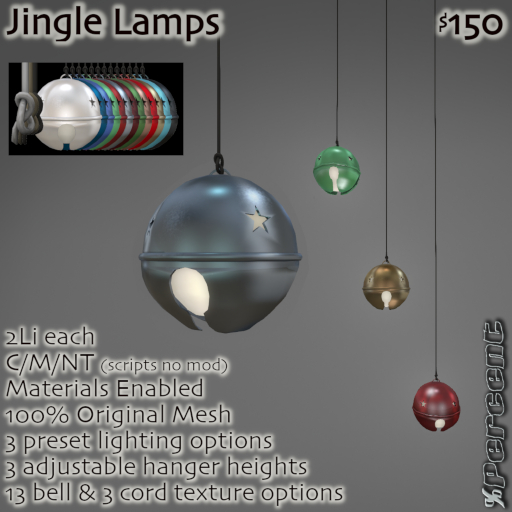 % Jingle Lamps *MESH*