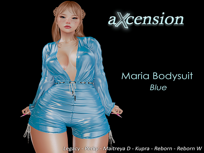 aX: Maria Bodysuits Blue