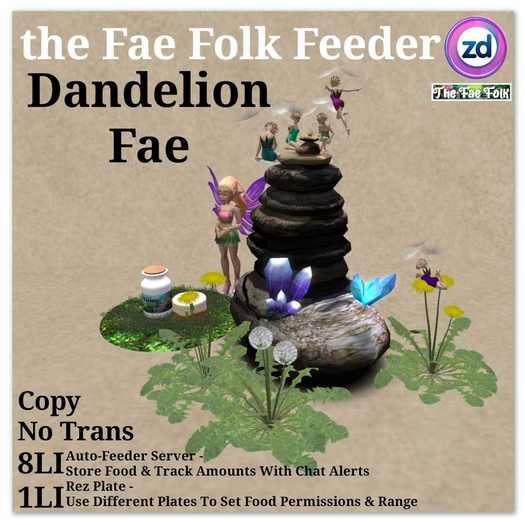 *ZD* Fae Folk Feeder - Danelion Fae