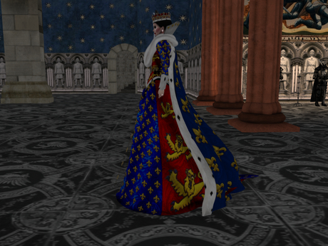 Queen Robe Back View Second Life Marketplace - Robe