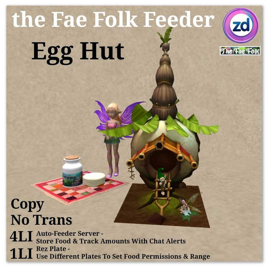 *ZD* Fae Folk Feeder - Egg Hut