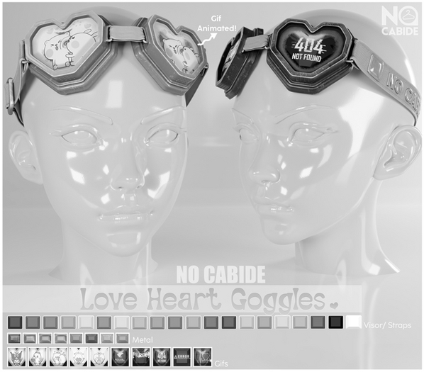DEMO No Cabide :: Love Heart Goggles [HUD]