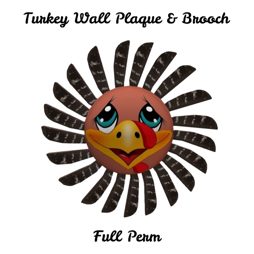 Turkey Wall Plaque & Brooch