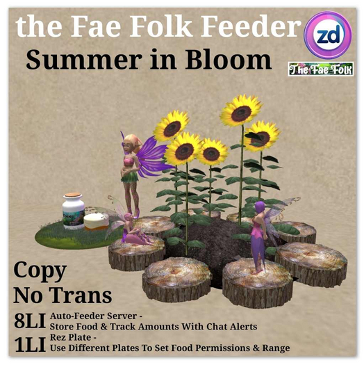 *ZD* Fae Folk Feeder - Summer in Bloom