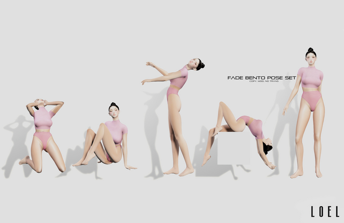 LOEL - Fade Bento Pose SET