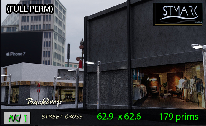 BACKDROP - STREET CROSS ( full perm ) 