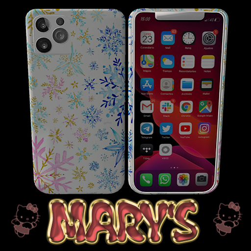 MARY'S CUTES SNOWFLAKES PHONE