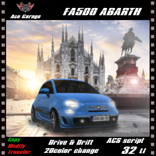 [A.G] FA500 ABARTH