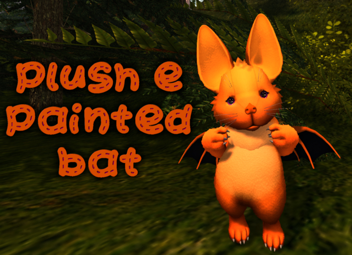 Plush E Painted Bat