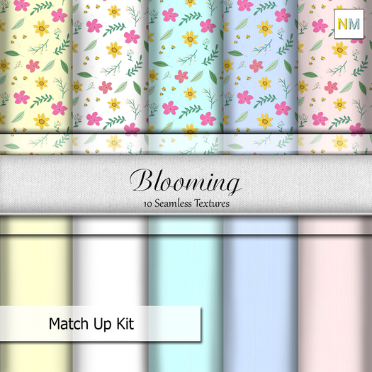 Blooming Seamless Textures NM