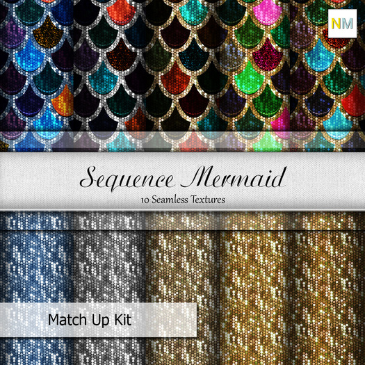 Sequence Mermaid Seamless Textures NM