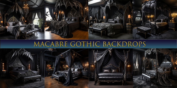 SATO - Macabre Gothic blogger backdrop textures