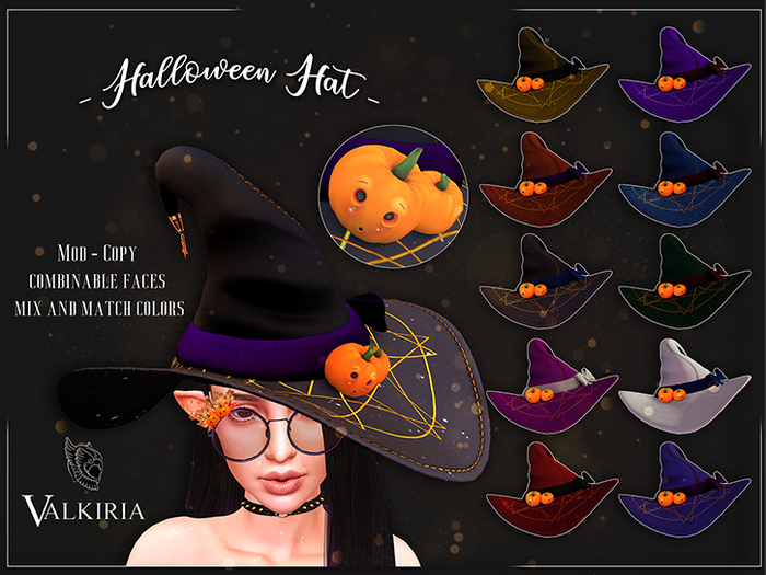 * VALKIRIA * Halloween Hat