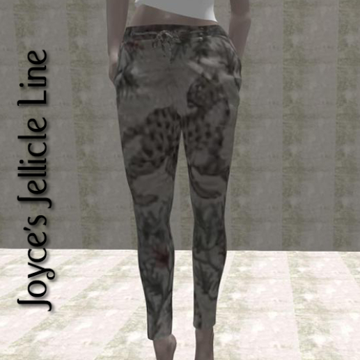 Leopard Fitmesh Harem Pants