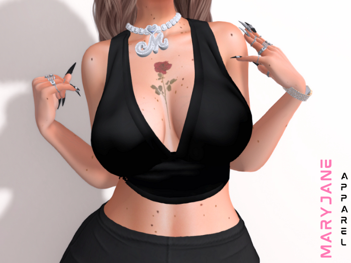 Mary Jane : Kylie Top - Black