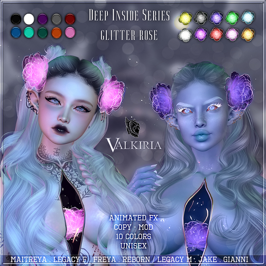 * VALKIRIA * Deep inside - Glitter Rose