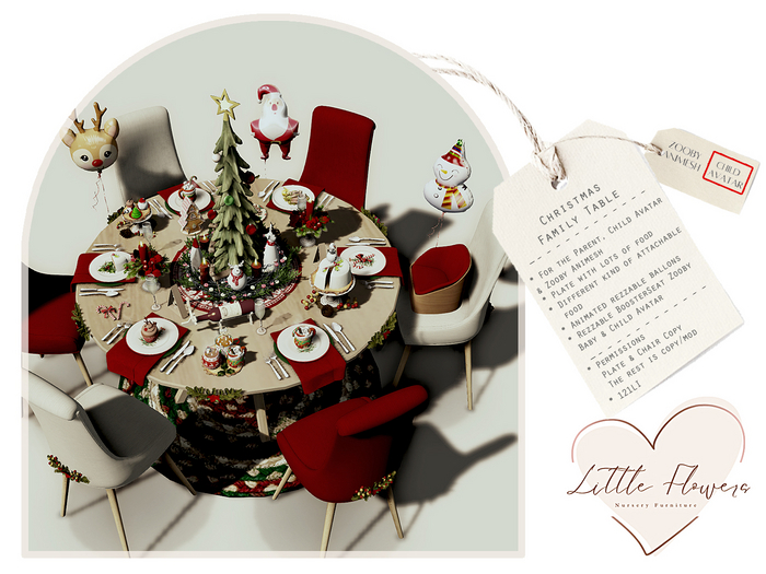 Christmas Family Table + ZOOBY 