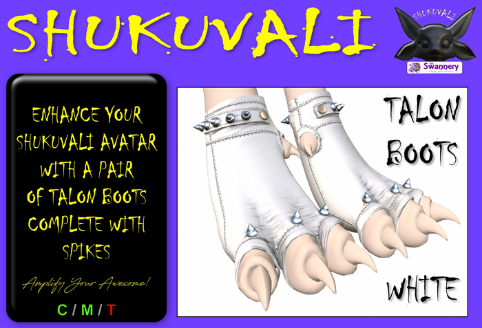 Shukuvali - Talon Boots [White]