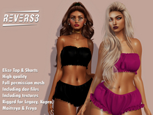 REVERS3 | Full Perm Elize Top & Shorts including Rigs