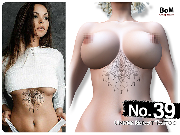 (Under Breast Tattoo) No.39