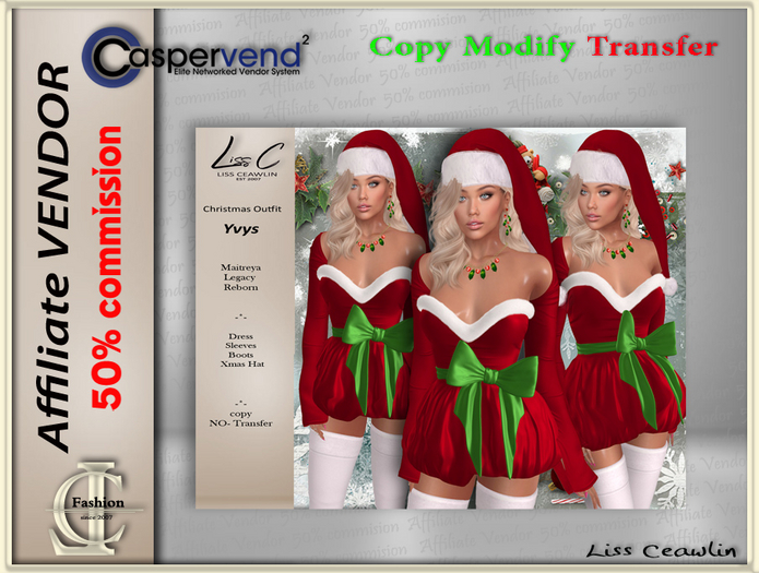 LC Affiliate Vendor [Christmas] - Yvys Outfit  [1 vendor]