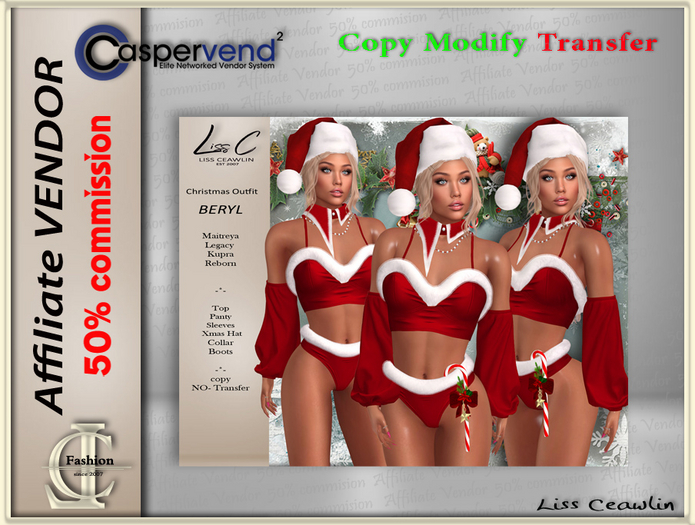 LC Affiliate Vendor [Christmas] - Beryl Outfit  [1 vendor]