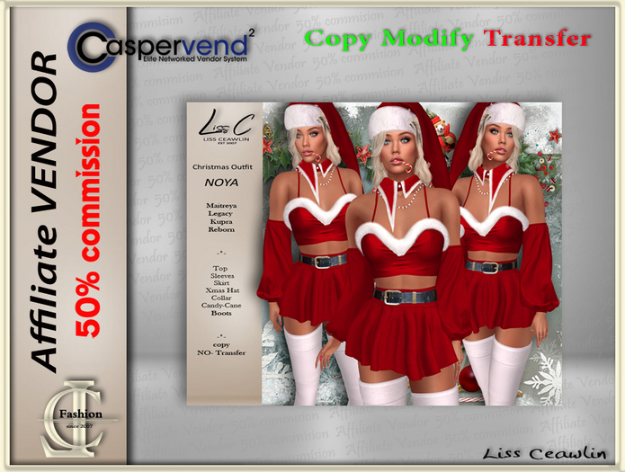 LC Affiliate Vendor [Christmas] - Noya Outfit  [1 vendor]