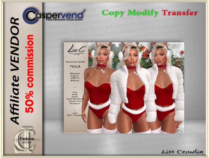 LC Affiliate Vendor [Christmas] - Teila Outfit  [1 vendor]